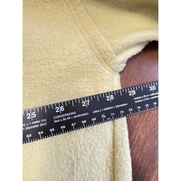 Blue Blush Women's Chartreuse Soft Fleece Oversized Button-Up Cardigan Medium - Picture 3 of 8